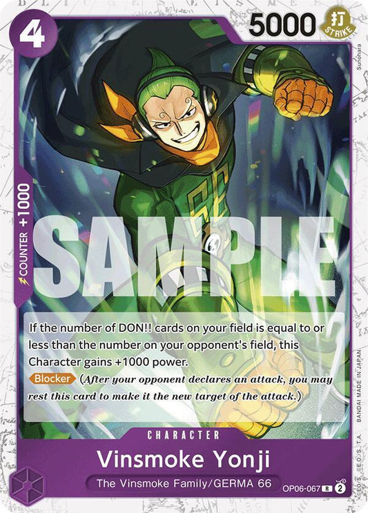 Vinsmoke Yonji (Jolly Roger Foil) OP06-067