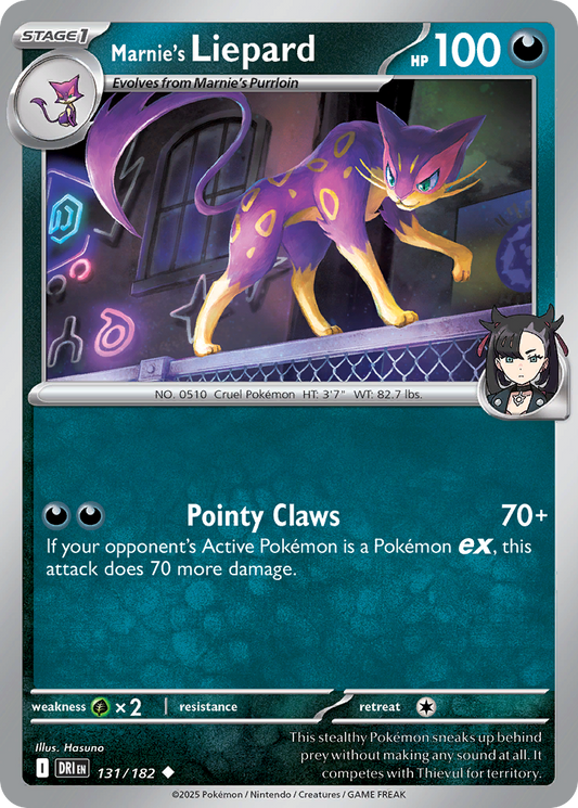 Marnie's Liepard 131/182 Uncommon Destined Rivals
