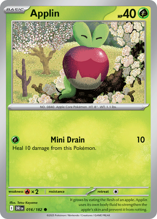 Applin 016/182 Common Destined Rivals Reverse Holo