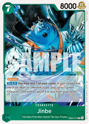 Jinbe EB04-015 Rare The Azure Sea's Seven