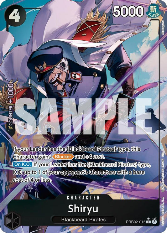 Shiryu (Alternate Art) PRB02-015 Premium Booster -The Best- Vol. 2 Foil