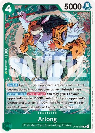 Arlong OP15-023 Rare Adventure on Kami's Island