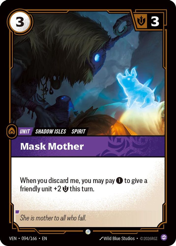 Mask Mother 094/166 Common Vendetta Foil