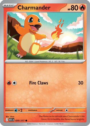 Charmander (Cosmos Holo) 020/217 Holo Miscellaneous Cards & Products