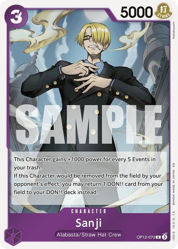 Sanji (070) OP12-070 Rare Legacy of the Master Foil