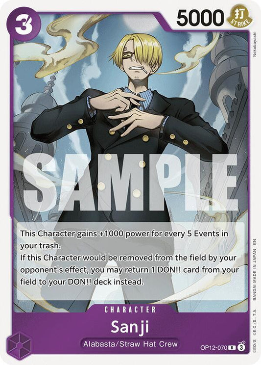 Sanji (070) OP12-070 Rare Legacy of the Master Foil