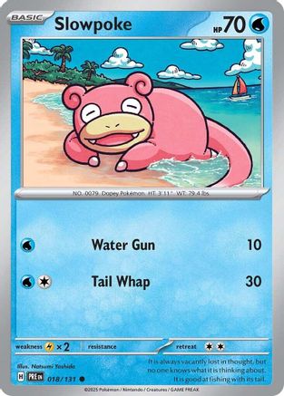 Slowpoke 018/131 Common Prismatic Evolutions