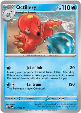 Octillery 017/086 Common ME04: Chaos Rising