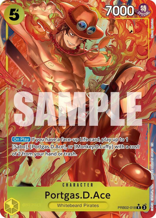 Portgas.D.Ace (Alternate Art) PRB02-018 Premium Booster -The Best- Vol. 2 Foil