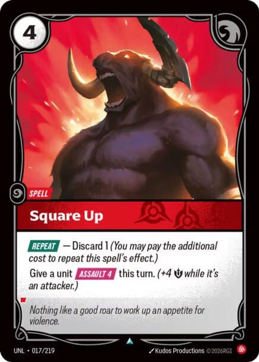Square Up 017/219 Uncommon Unleashed Foil