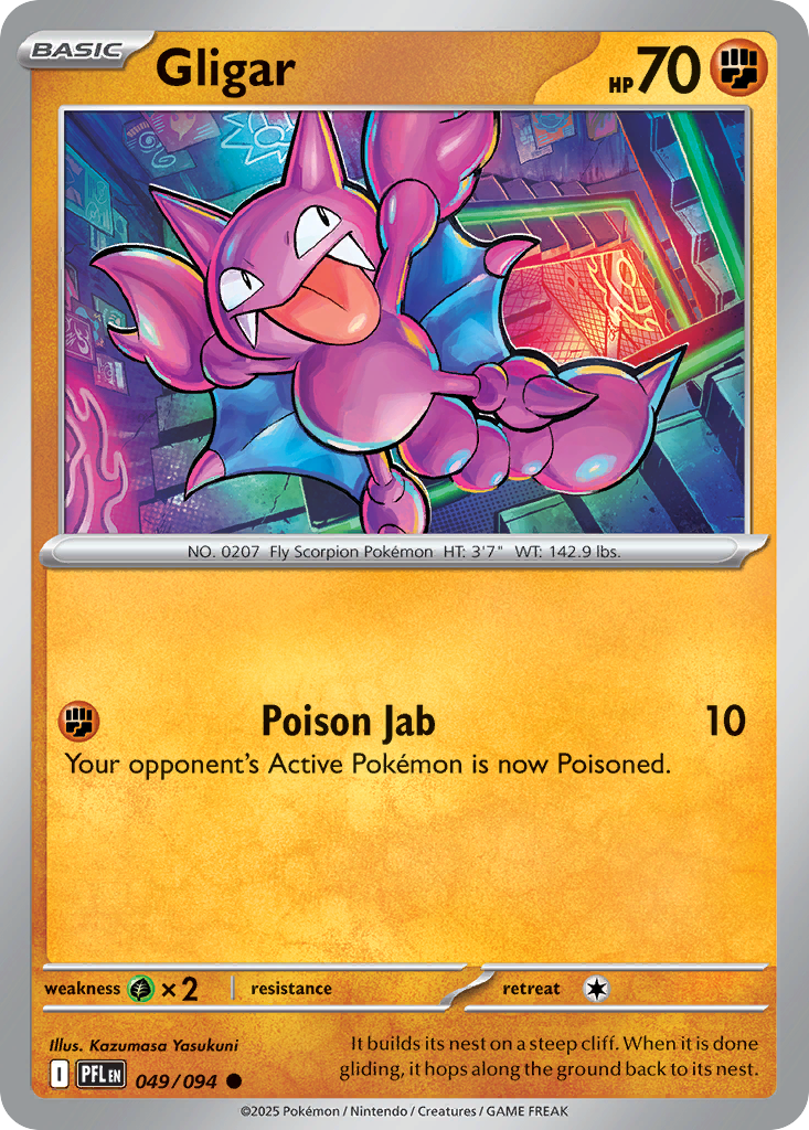 Gligar 049/094 Common Phantasmal Flames