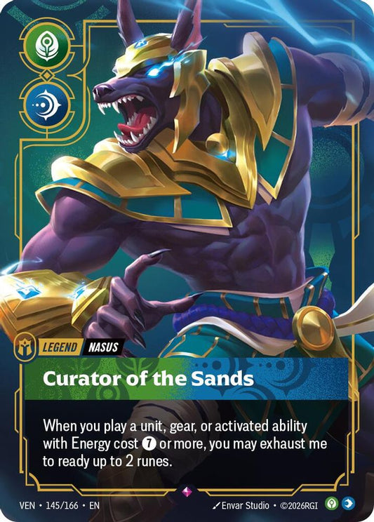 Nasus - Curator of the Sands 145/166 Rare Vendetta Foil