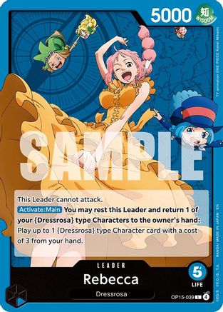 Rebecca OP15-039 Leader Adventure on Kami's Island