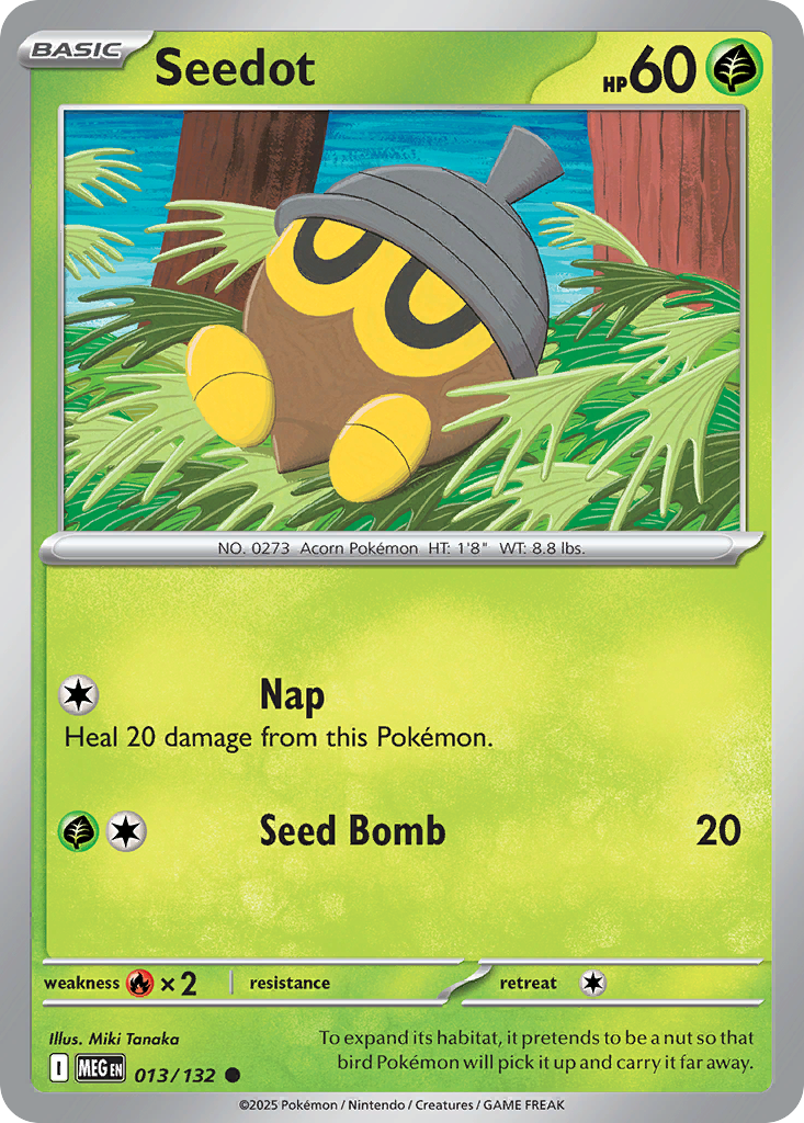 Seedot 013/132 Common Mega Evolution