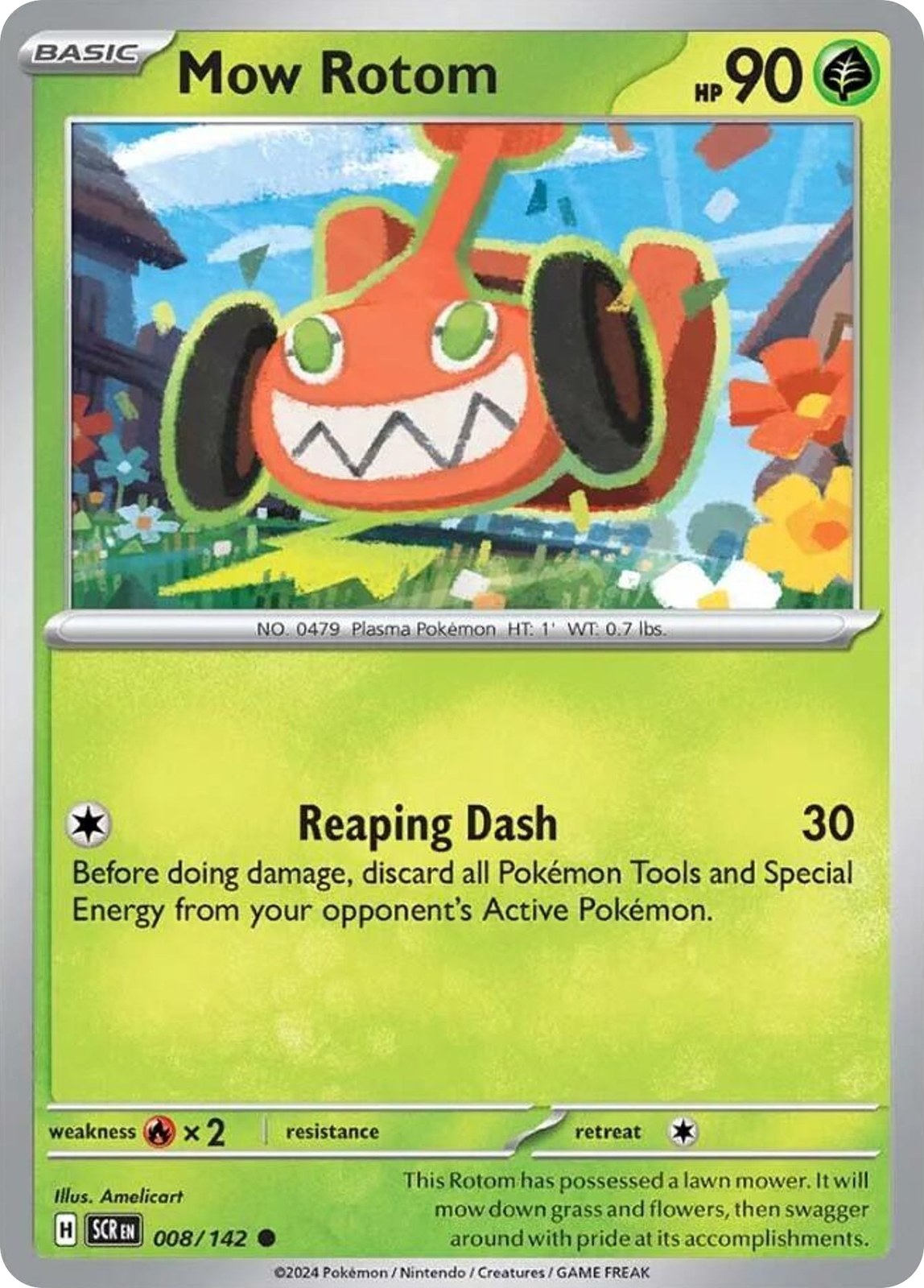 Mow Rotom 8/142 Common Stellar Crown