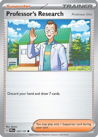 Professor's Research [Professor Elm] 123/131 Prismatic Evolutions Reverse Holo