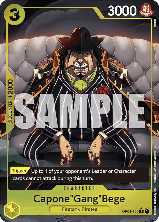 Capone"Gang"Bege (Alternate Art) OP04-100 Premium Booster -The Best