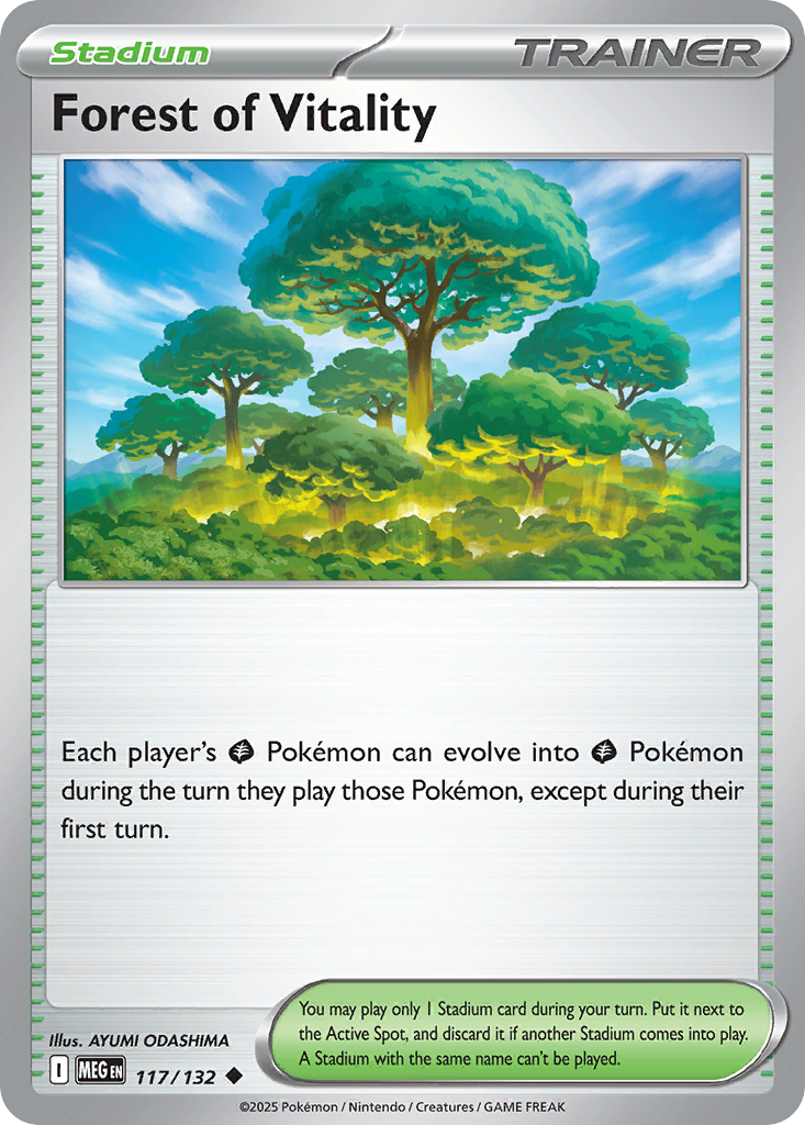 Forest of Vitality 117/132 Uncommon Mega Evolution