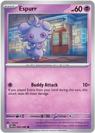 Espurr 036/086 Common ME04: Chaos Rising