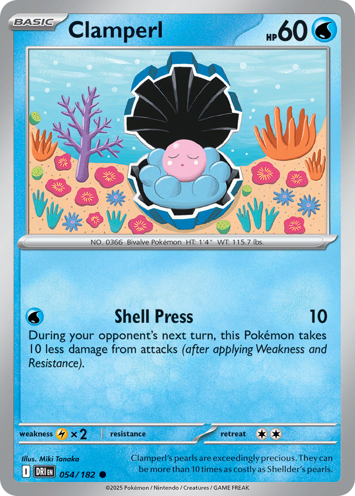 Clamperl 054/182 Common Destined Rivals