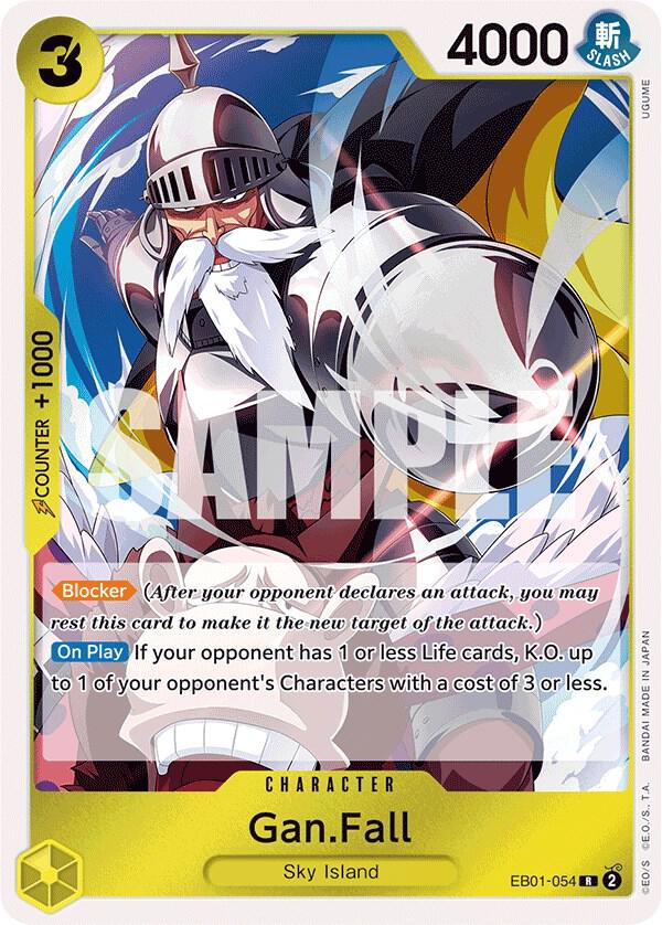 Gan.Fall EB01-054 Rare Extra Booster: Memorial Collection Foil