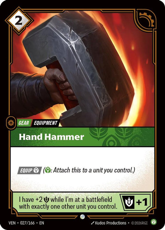 Hand Hammer 027/166 Common Vendetta Foil