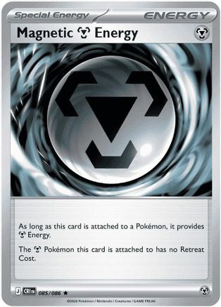 Magnetic M Energy 085/086 Holo Rare ME04: Chaos Rising Reverse Holo
