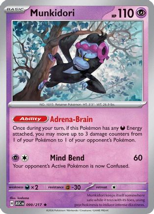 Munkidori 099/217 Rare Ascended Heroes Holo