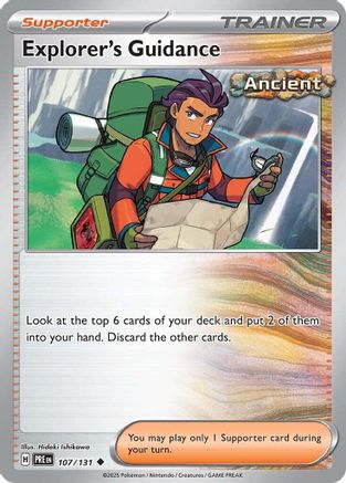 Explorer's Guidance 107/131 Uncommon Prismatic Evolutions