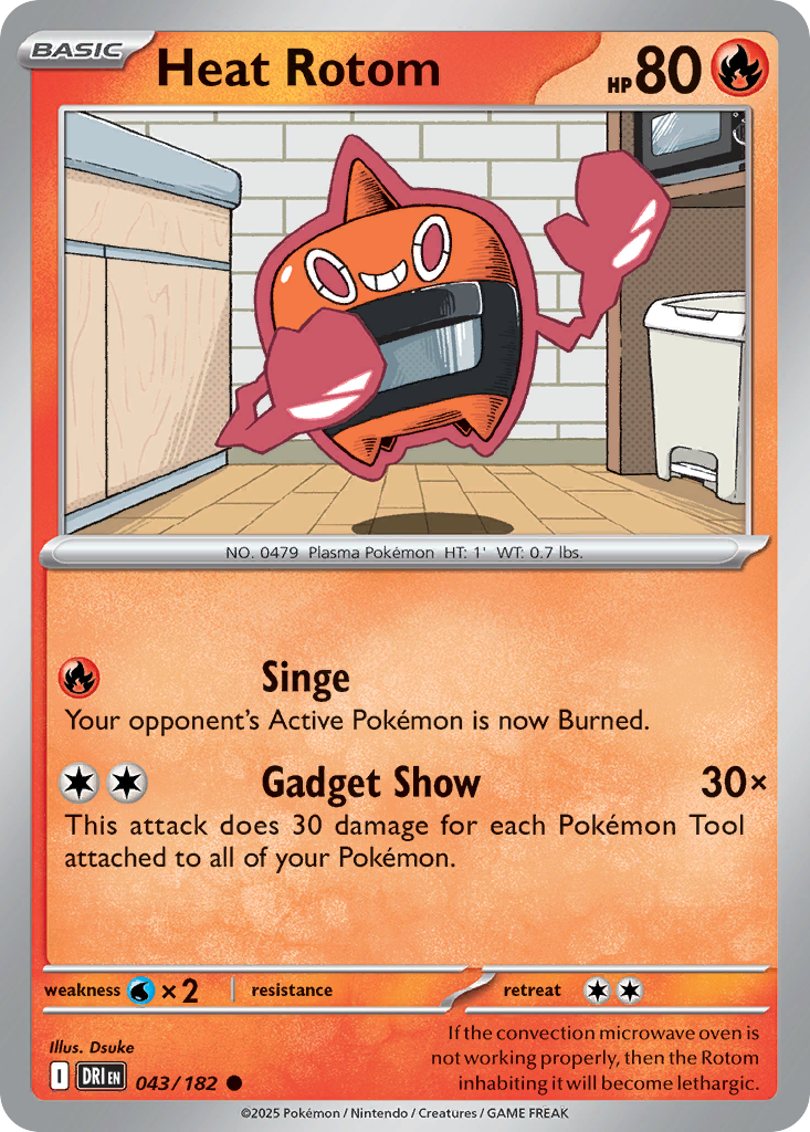 Heat Rotom 043/182 Common Destined Rivals