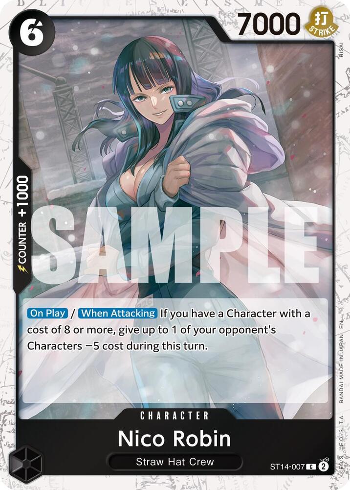 Nico Robin (Pirate Foil) ST14-007 Premium Booster -The Best- Vol. 2 Foil