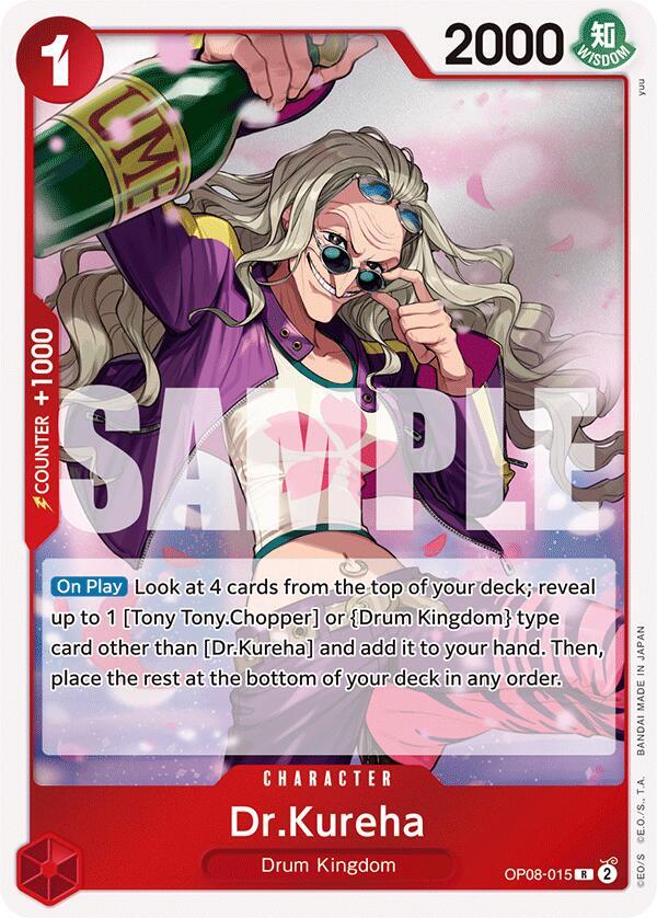 Dr.Kureha OP08-015 Rare Two Legends Foil