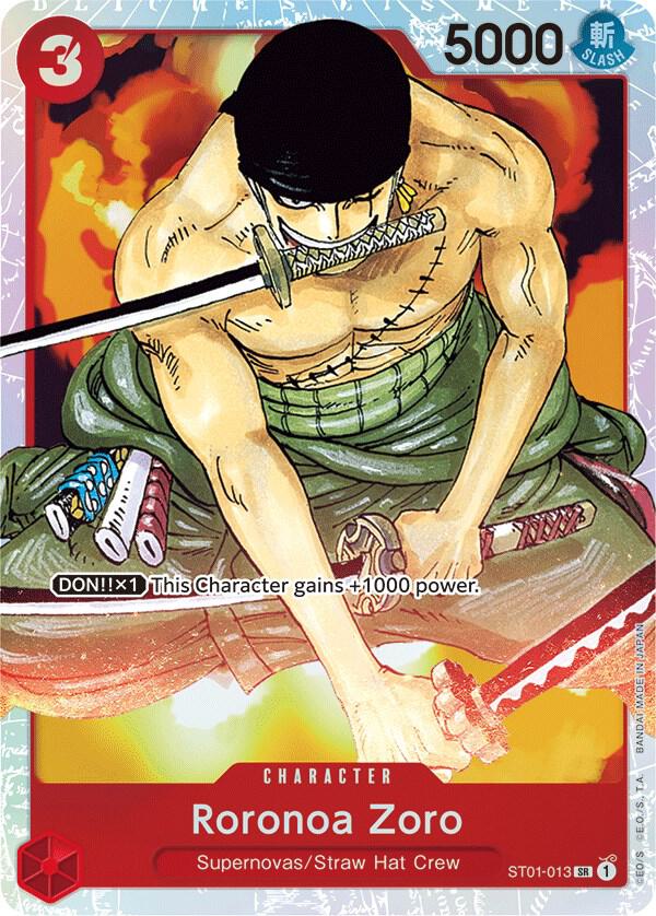 Roronoa Zoro ST01-013 Starter Deck 1: Straw Hat Crew Foil