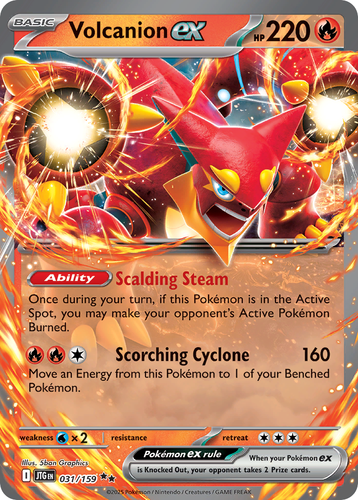 Volcanion ex 031/159 Double Rare Journey Together