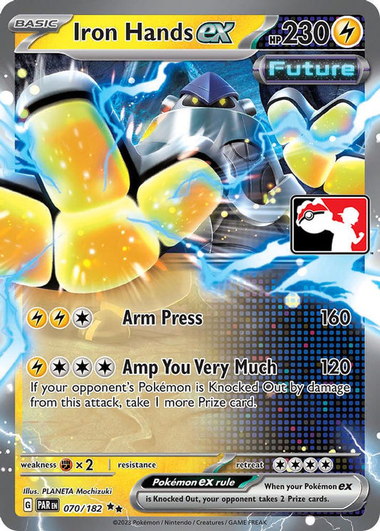 Iron Hands ex 070/182 Holo Double Rare Prize Pack Series Cards
