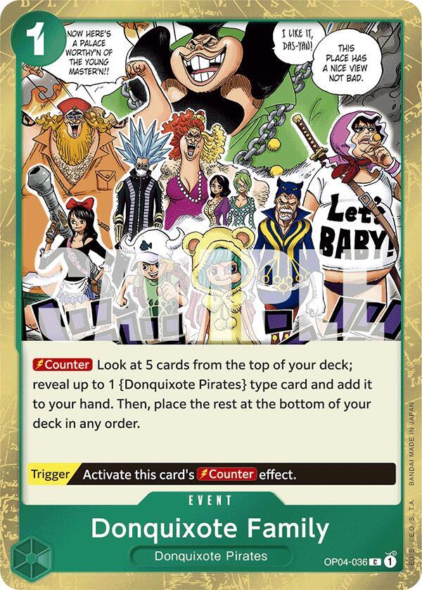 Donquixote Family (Jolly Roger Foil) OP04-036