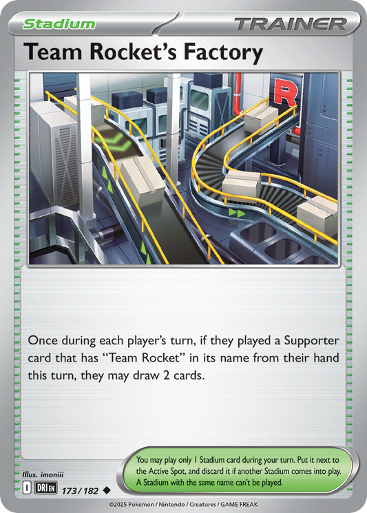 Team Rocket's Factory 173/182 Uncommon Destined Rivals