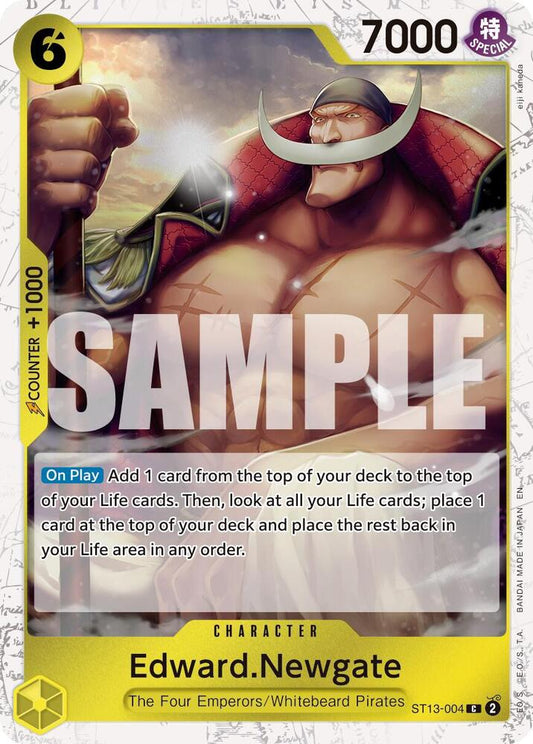 Edward.Newgate (Pirate Foil) ST13-004 Premium Booster -The Best- Vol. 2 Foil