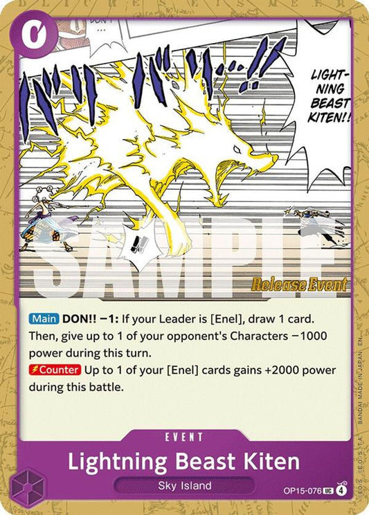 Lightning Beast Kiten OP15-076
