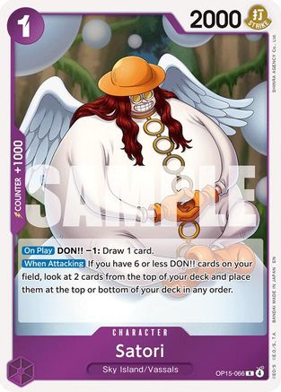 Satori OP15-066 Rare Adventure on Kami's Island