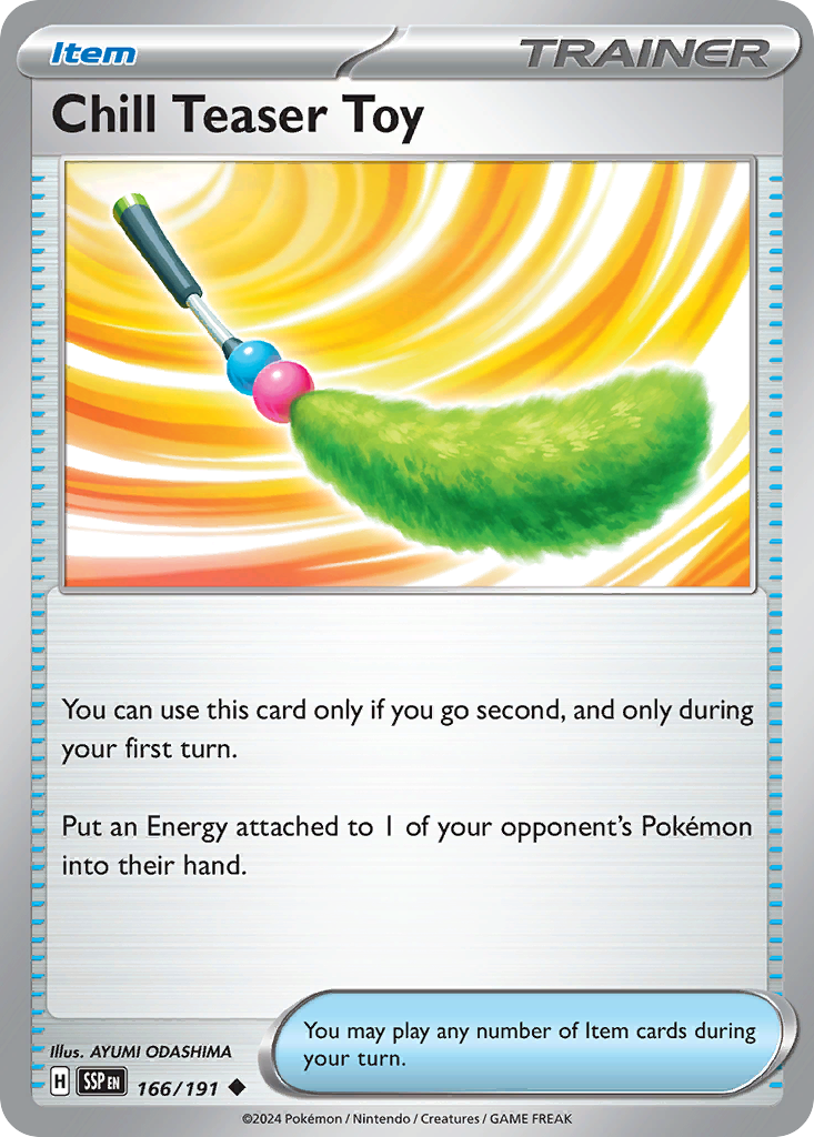 Chill Teaser Toy 166/191 Uncommon Surging Sparks