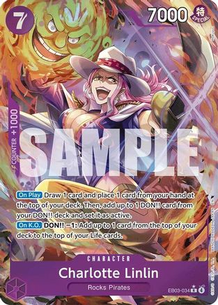 Charlotte Linlin (Alternate Art) EB03-034 Extra Booster: Heroines Edition