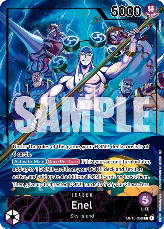Enel (Alternate Art) OP15-058