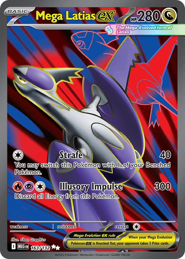 Mega Latias ex 163/132 Ultra Rare Mega Evolution