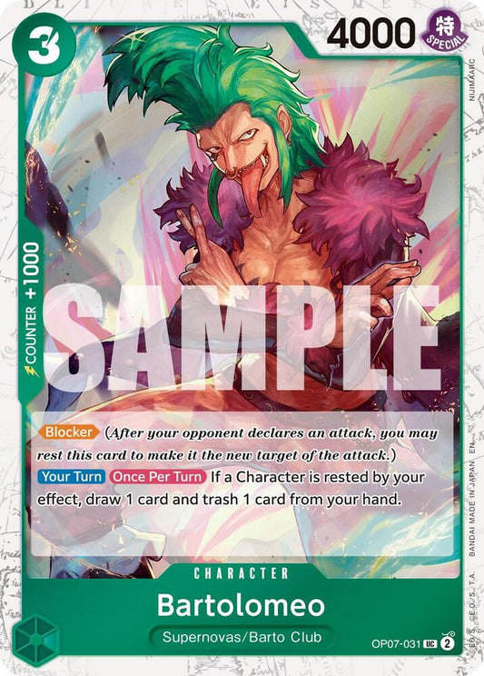 Bartolomeo (Pirate Foil) OP07-031 Premium Booster -The Best- Vol. 2 Foil
