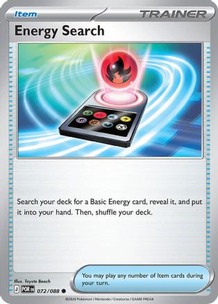 Energy Search 072/088 Common Perfect Order Reverse Holo