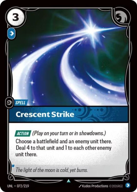Crescent Strike 072/219 Uncommon Unleashed Foil