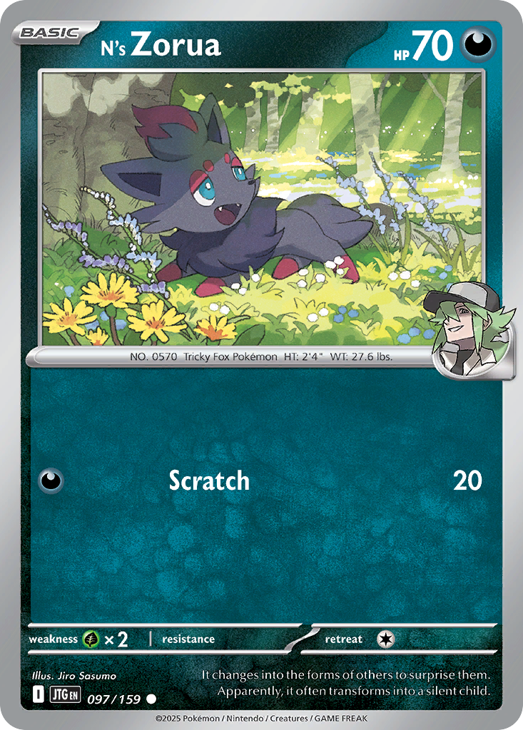 N's Zorua 097/159 Common Journey Together