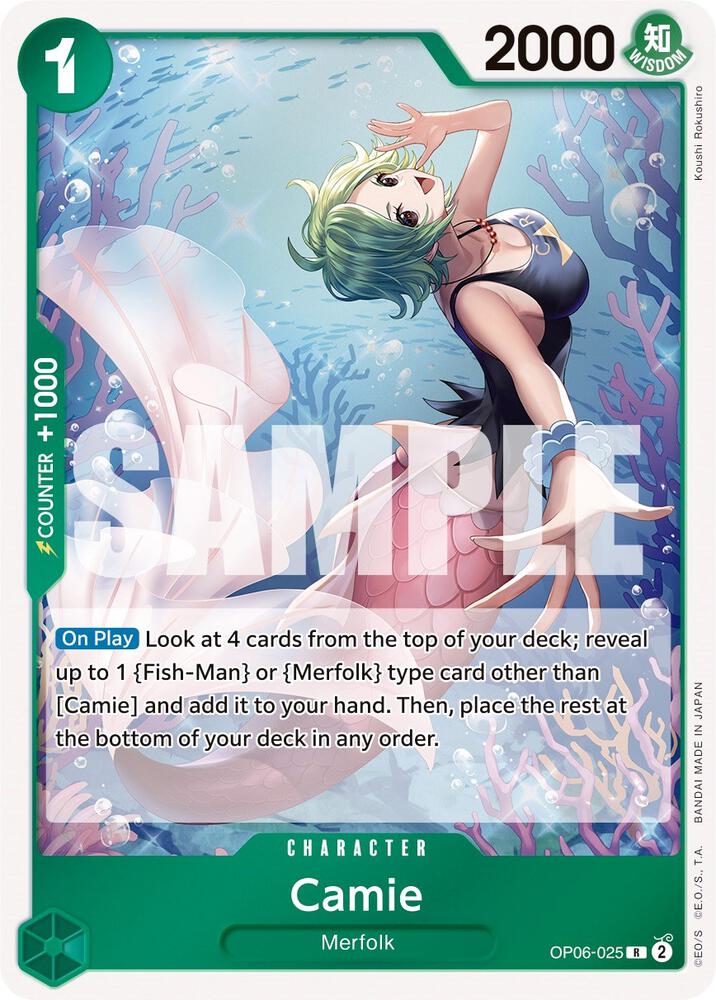 Camie OP06-025 Rare Wings of the Captain