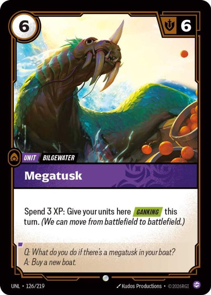 Megatusk 126/219 Common Unleashed